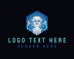 Cute - Robot Software Tech logo design