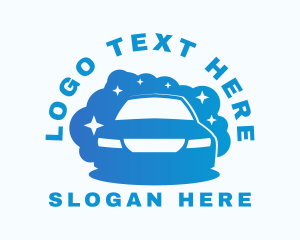 Sparkle Clean Car logo design