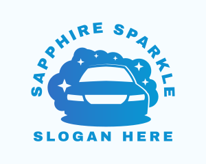 Sparkle Clean Car logo design