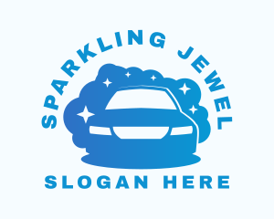 Sparkle Clean Car logo design