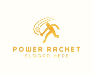 Racket - Tennis Sports Athlete logo design