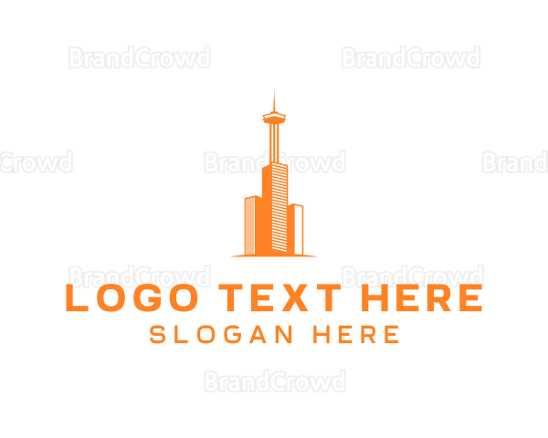 Skyscraper Building Tower Logo