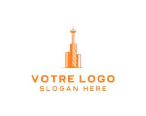 Development - Skyscraper Building Tower logo design