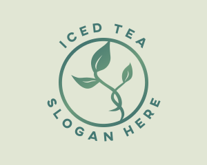 Natural Herbal Leaf logo design