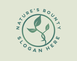 Natural Herbal Leaf logo design