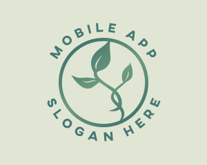 Crop - Natural Herbal Leaf logo design