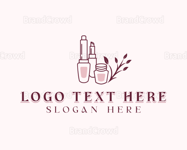 Beautician Cosmetics Styling Logo