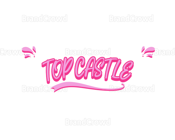 Feminine Handwritten Graffiti Logo