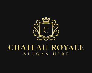 Royal Shield Hotel logo design