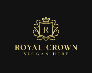 Royal Shield Hotel logo design