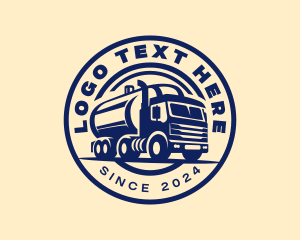 Freight - Logistics Truck Transportation logo design