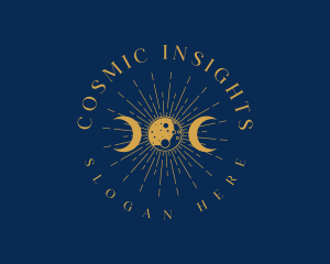 Spiritual Astrology Moon logo design