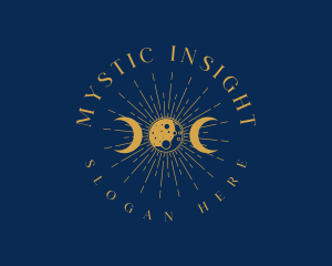 Psychic - Spiritual Astrology Moon logo design