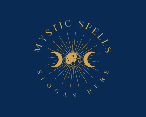 Sorcery - Spiritual Astrology Moon logo design