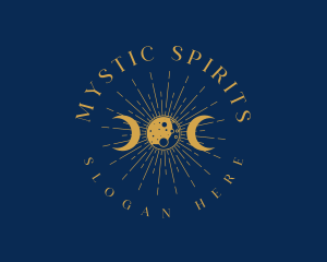 Spiritual Astrology Moon logo design