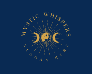 Occult - Spiritual Astrology Moon logo design