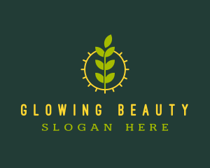 Eco Friendly Sun Plant Logo