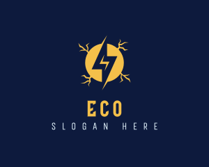 Charge Electricity Lightning Logo