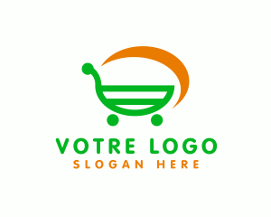 Buyer - Shopping Cart Grocery logo design