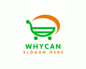 Pushcart - Shopping Cart Grocery logo design