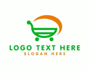 Shopping Cart Grocery Logo