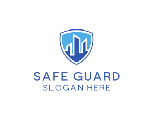 Police - Office Building Security Shield logo design
