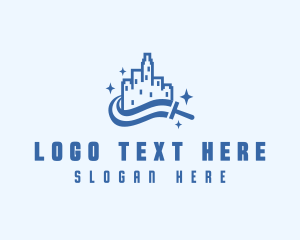 Sweep - City Wipe Cleaning logo design