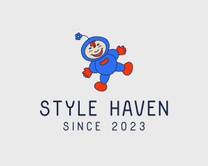 Cot - Happy Preschool Boy logo design