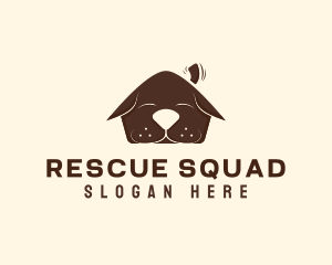 Rescue - Dog Home Shelter logo design
