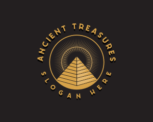 Egyptian Pyramid Landmark logo design