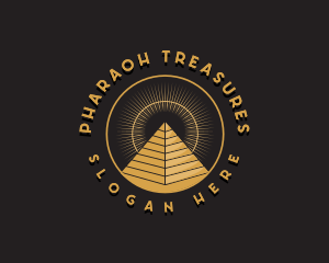 Egyptian Pyramid Landmark logo design