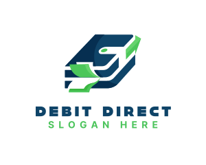 Debit - Book Wallet Payment logo design
