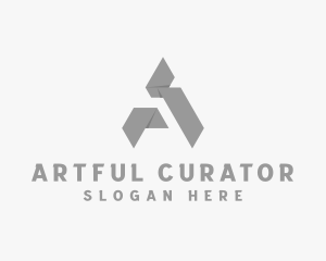 Paper Origami Craft  logo design