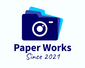 File - Files Folder Camera logo design