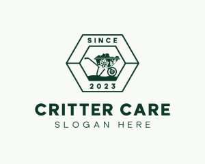 Wheel Barrow Lawn Care logo design