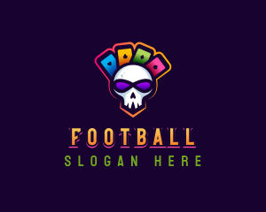 Gaming Casino Skull Logo