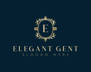 Elegant Floral Leaves logo design