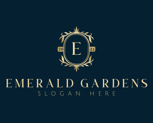 Elegant Floral Leaves logo design