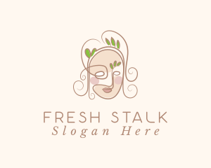 Stalk - Natural Woman Face Cosmetics logo design