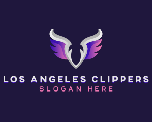 Wings Foundation Angel logo design