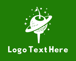 Golf Bag - Golf Ball Orbit logo design