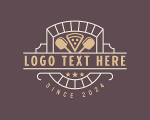 Gourmet - Stone Oven Pizzeria logo design