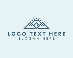 Vacation - Mountain Summit Journey logo design