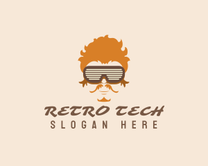 Cool Retro Sunglasses logo design