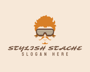 Cool Retro Sunglasses logo design