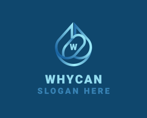 Pipe - Abstract Water Droplet logo design