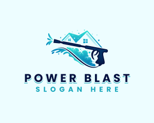 Power Wash Hydro Cleaner logo design