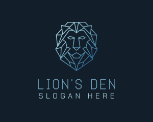 Lion - Geometric Lion Business logo design