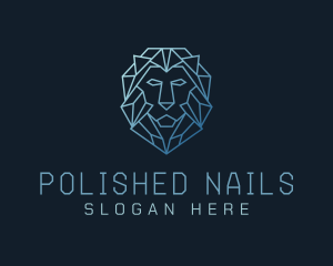 Geometric Lion Business logo design