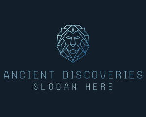 Geometric Lion Business logo design